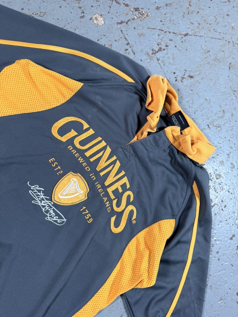 Vintage Guinness Beer Polo Jersey / Ireland Polo image 2