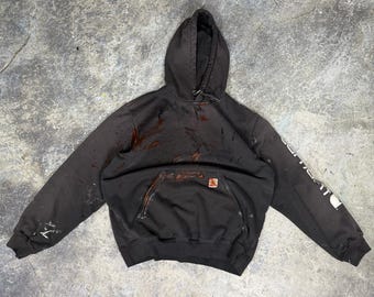 Felpa con cappuccio Carhartt vintage