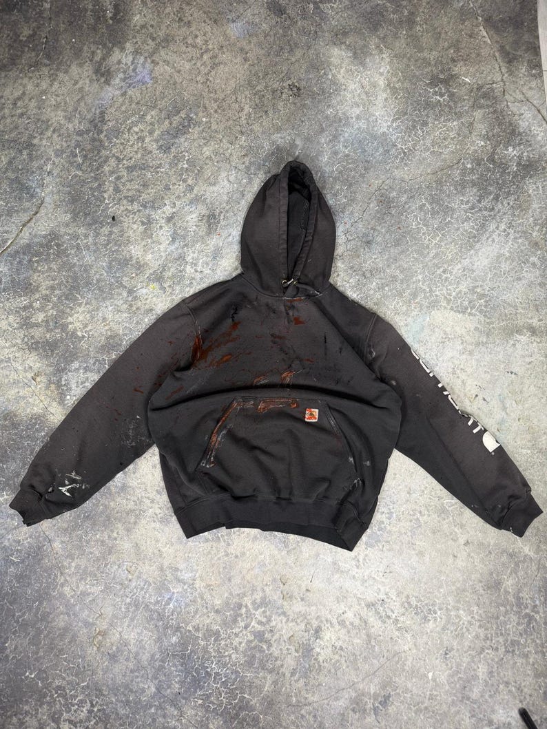 Sudadera con capucha vintage de Carhartt Thrashed imagen 1