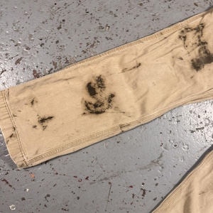 Vintage Distressed Stained Carhartt Carpenter Pants image 4