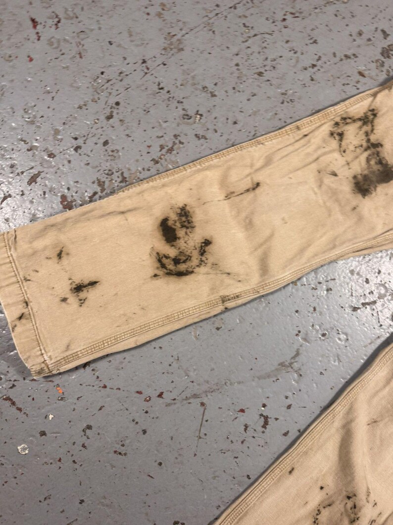 Vintage Distressed Stained Carhartt Carpenter Pants image 4