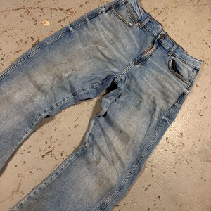 Crazy Vintage Wrangler Bootcut Denim Cowboy Jeans image 6