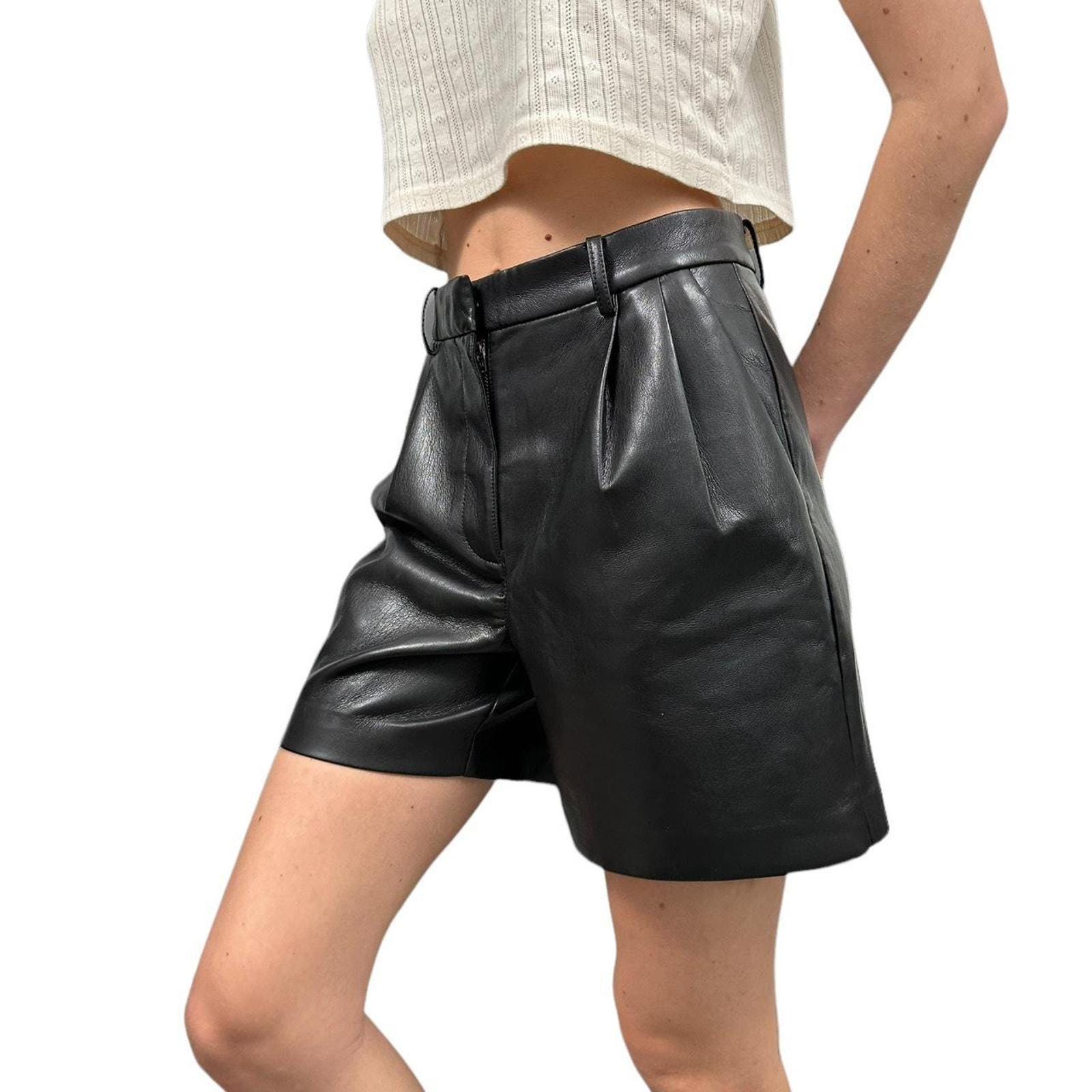 Wilfred Leather Shorts 26x15 - Etsy Canada