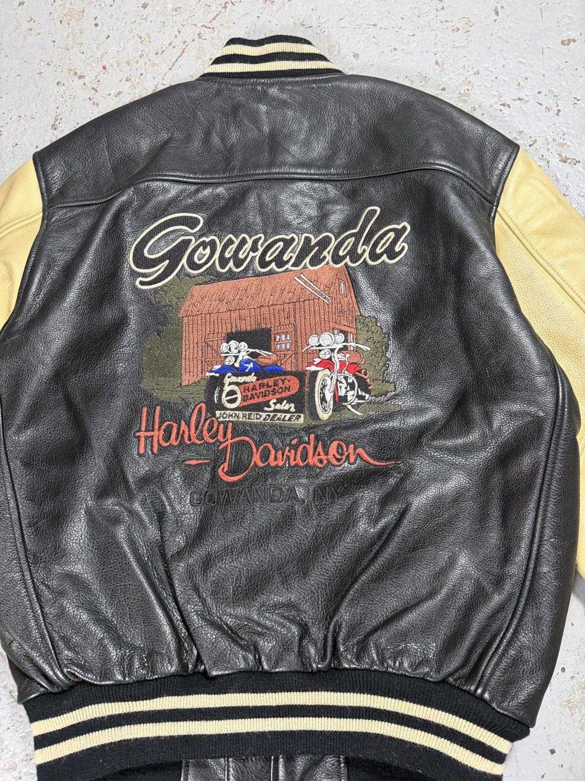 Insane Vintage Harley Davidson Leather 2 Tone Classic Jacket - Etsy