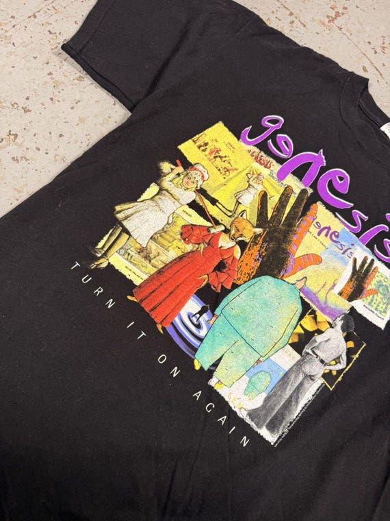 Vintage Genesis 2007 Turn It on Again Tour Tee - Etsy