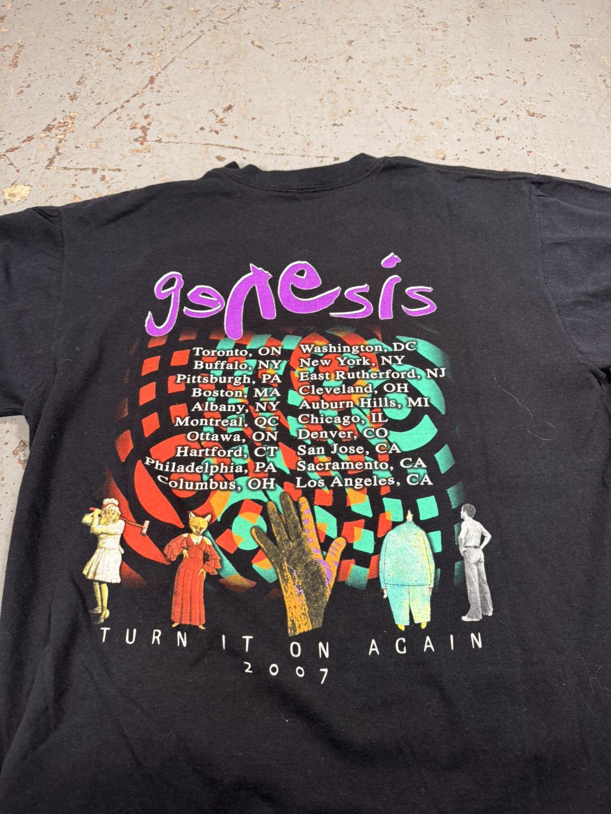 Vintage Genesis 2007 Turn It on Again Tour Tee - Etsy