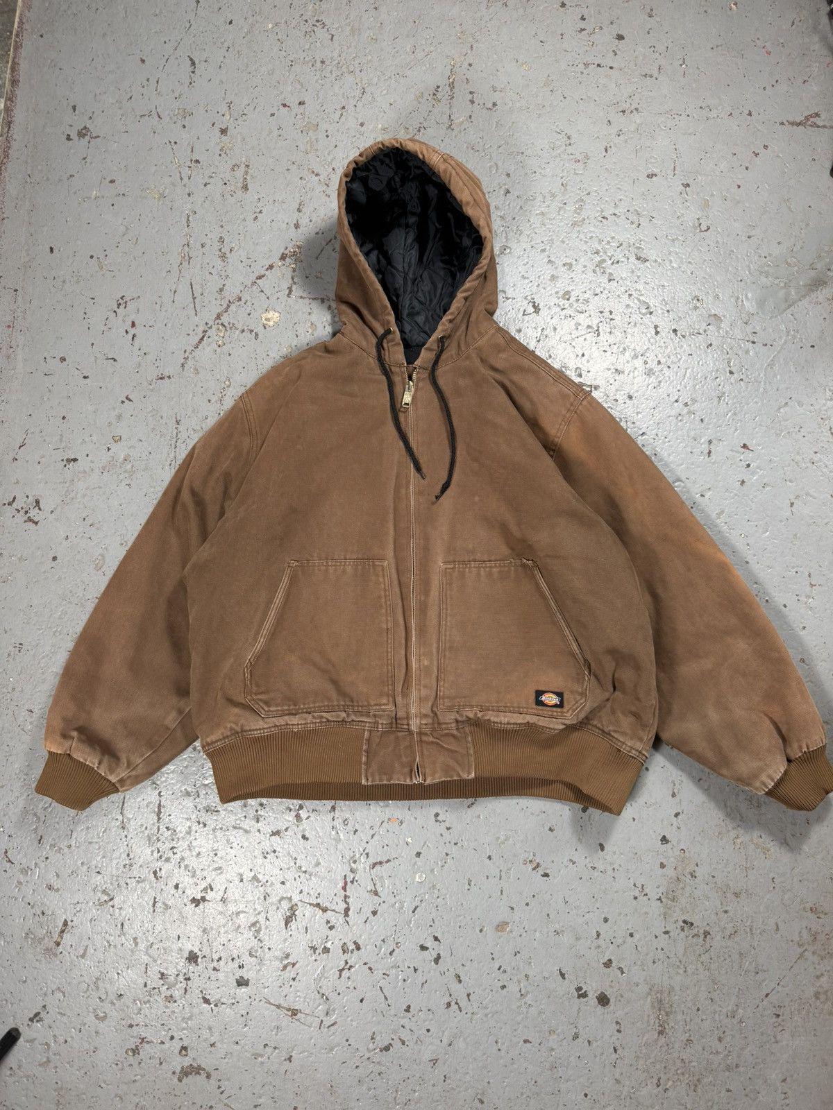 Vintage Mocha Brown Dickies Hooded Carhartt Style Jacket - Etsy