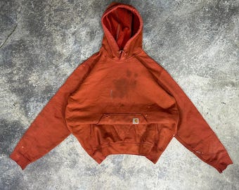 Felpa con cappuccio Carhartt vintage