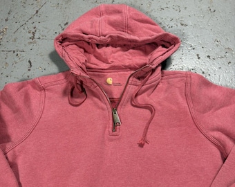 Vintage Carhartt Cropped Boxy Faded Quarterzip Hoodie - Etsy