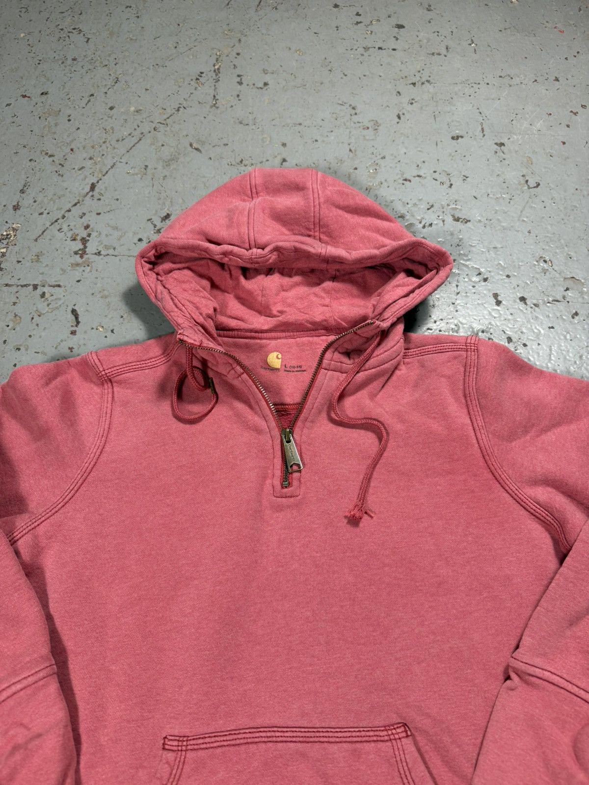 Vintage Carhartt Cropped Boxy Faded Quarterzip Hoodie - Etsy