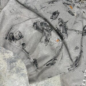Sudadera con capucha Carhartt Painters desgastada imagen 2