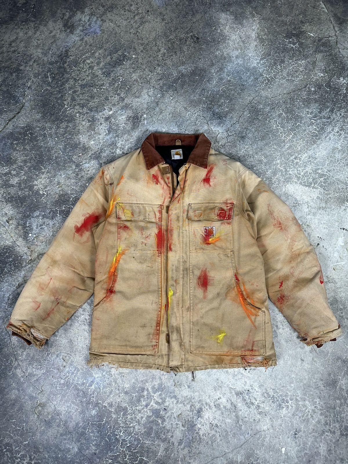 Vintage Painted Carhartt Arctic Jacket - Etsy
