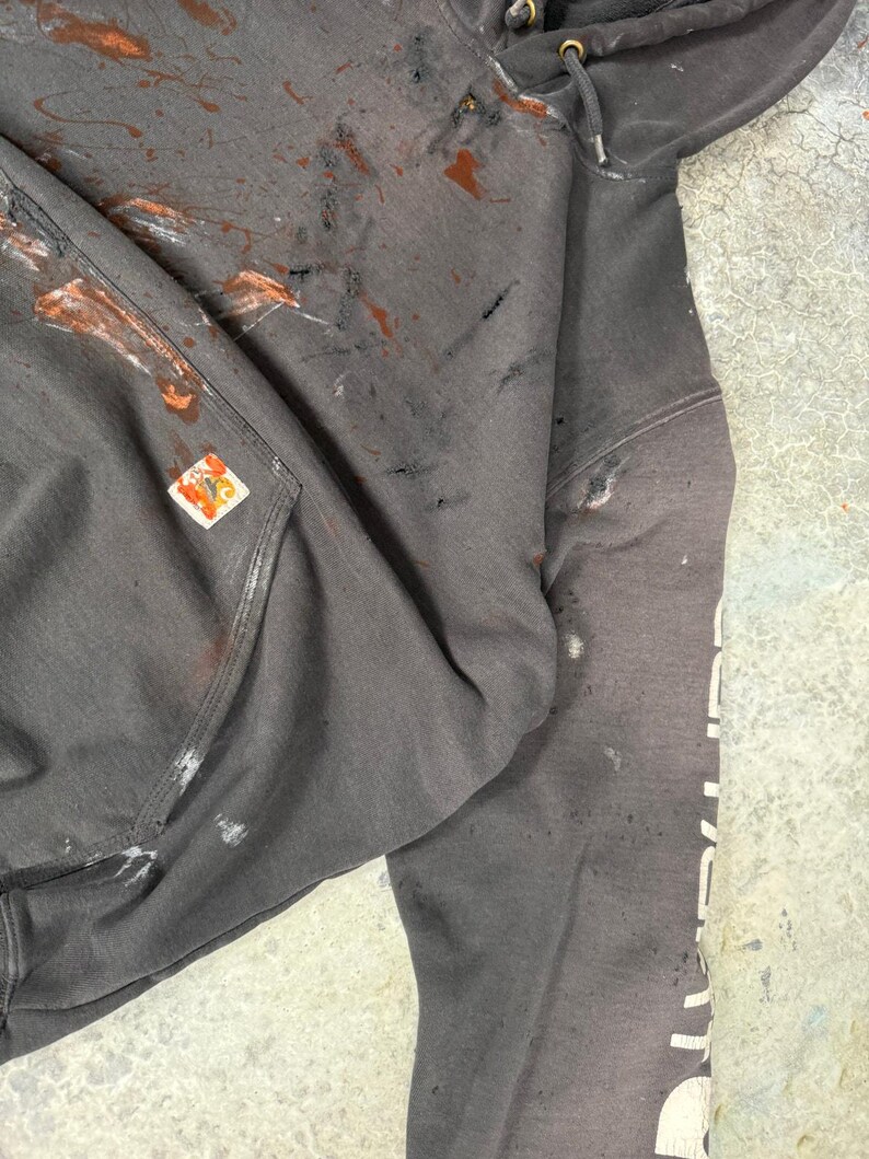 Sudadera con capucha vintage de Carhartt Thrashed imagen 3