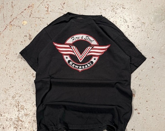 Vintage 70s Kawasaki MX T-shirt: New Black Cotton - Etsy Canada