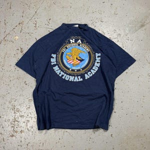 t-shirt vintage de l'Académie nationale du FBI