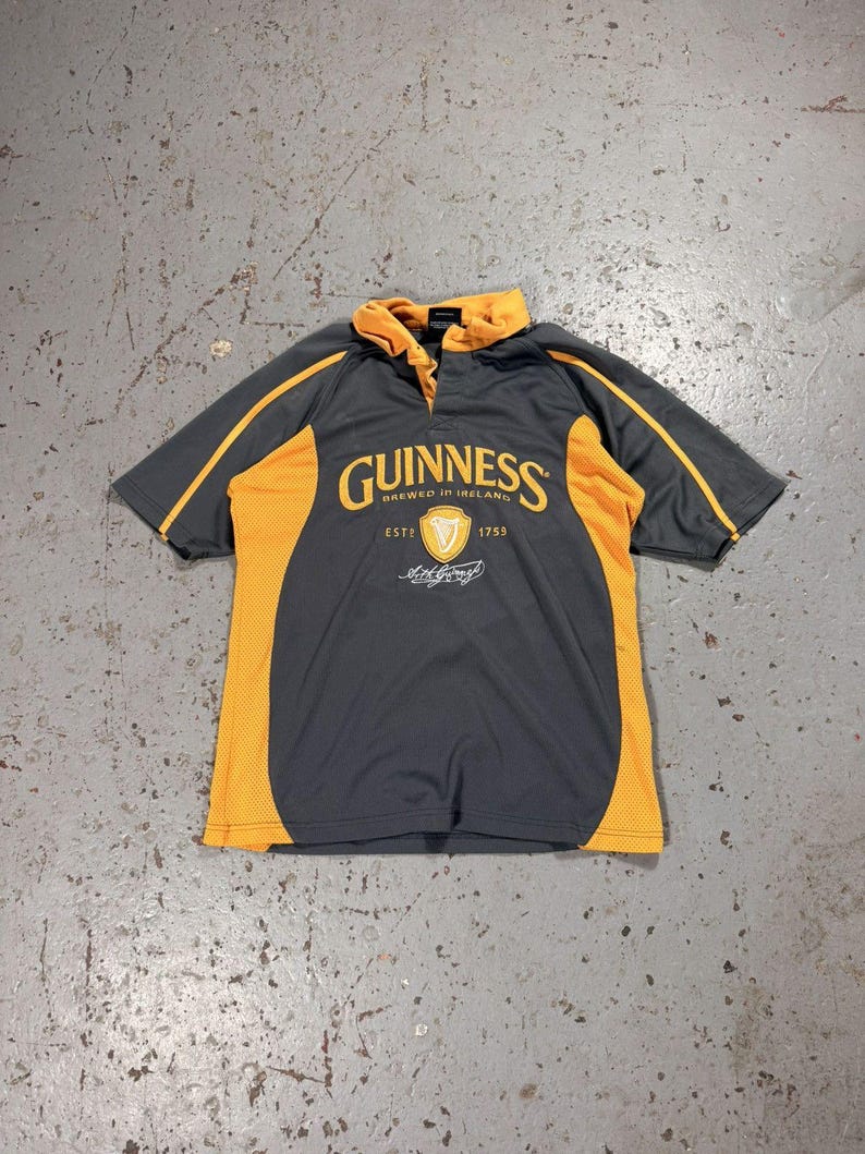Vintage Guinness Beer Polo Jersey / Ireland Polo image 1
