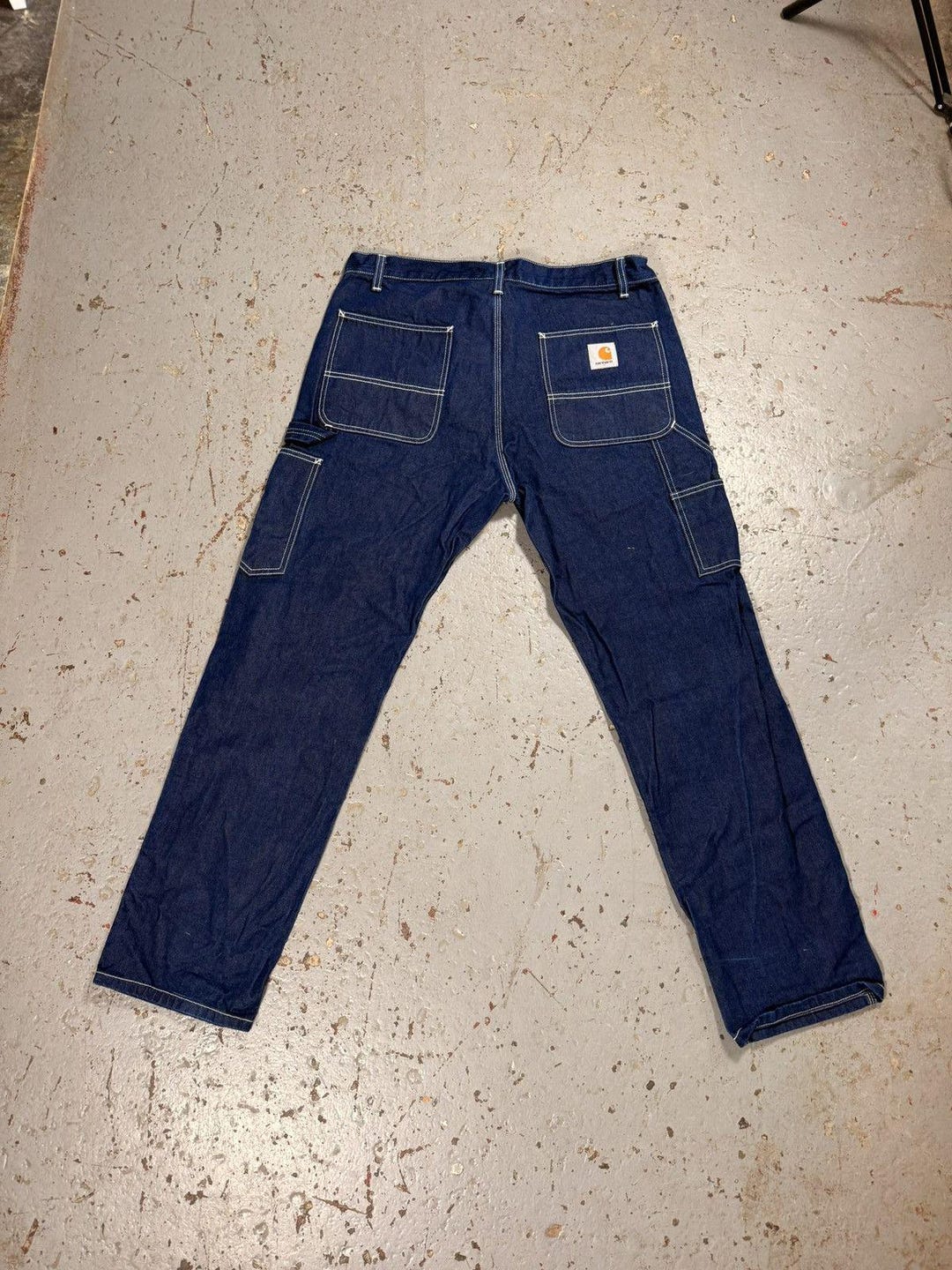Carhartt Wip Dry Denim Carpenter Pants With Lined Edges - Etsy