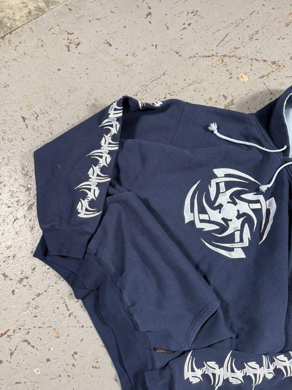 Insane Y2k Neo Tribal Sapphire Lounge Hoodie - Etsy
