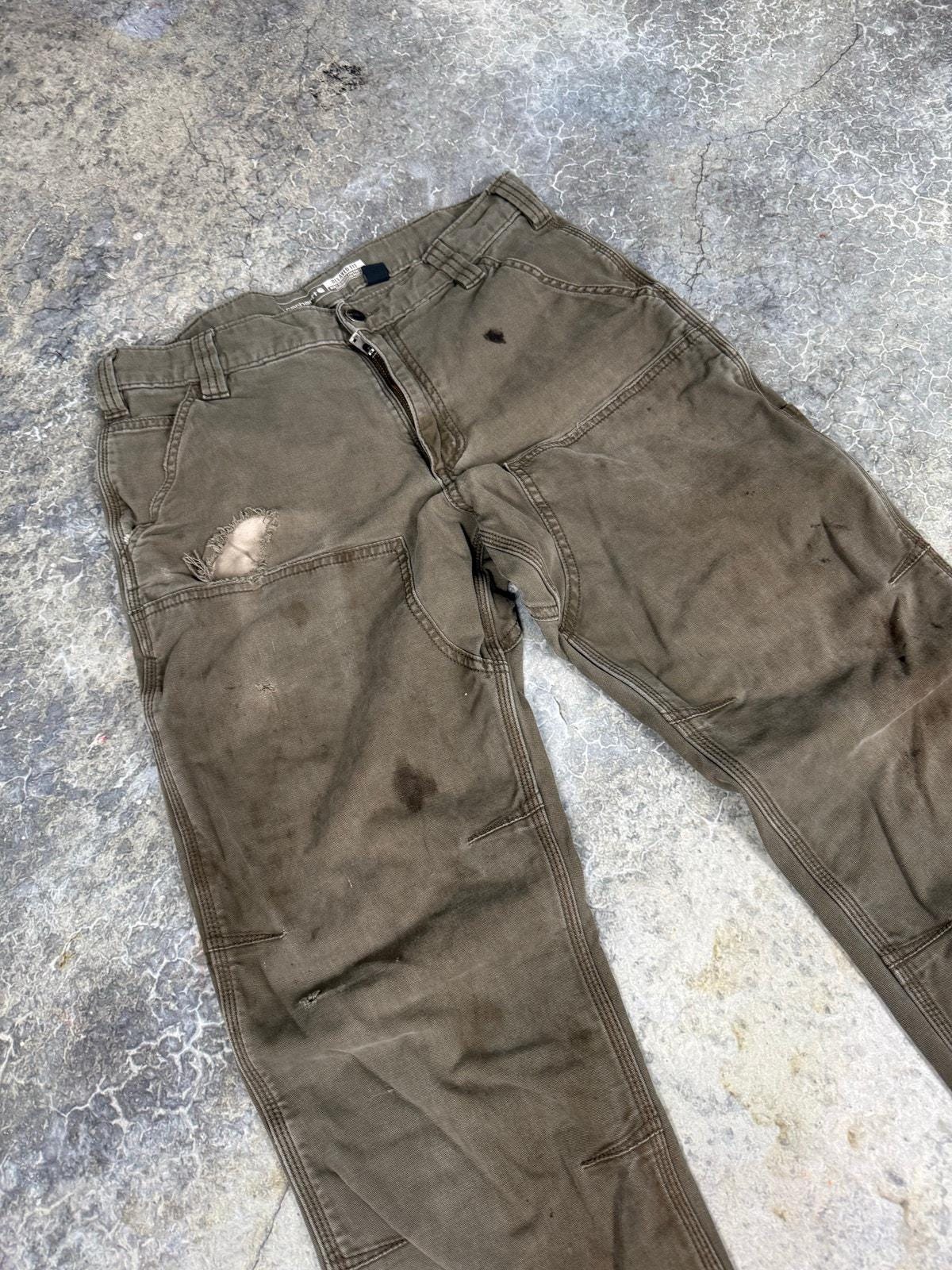 パンツ FI-Distressed Double Knee Pants Thrashed Carhartt Double Knees Pants - Etsy