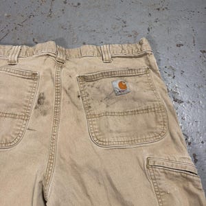Vintage Distressed Stained Carhartt Carpenter Pants image 7
