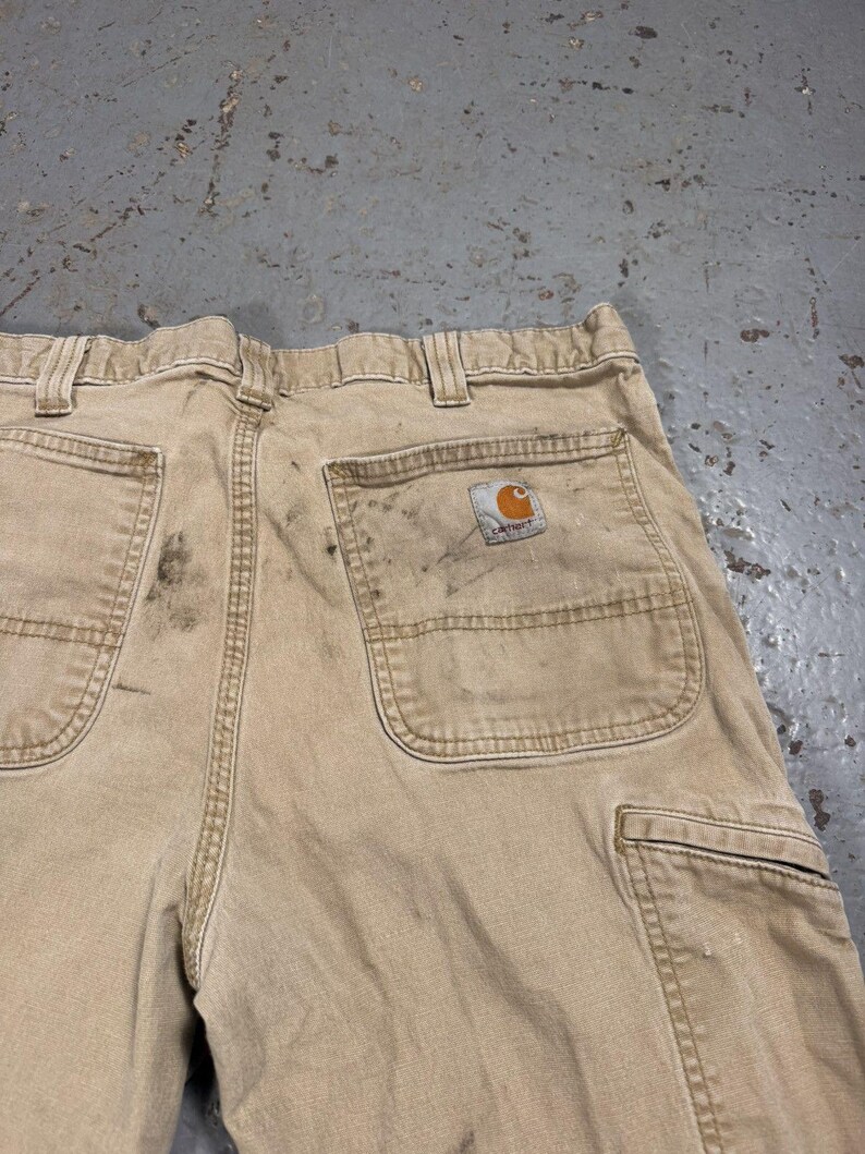 Vintage Distressed Stained Carhartt Carpenter Pants image 7