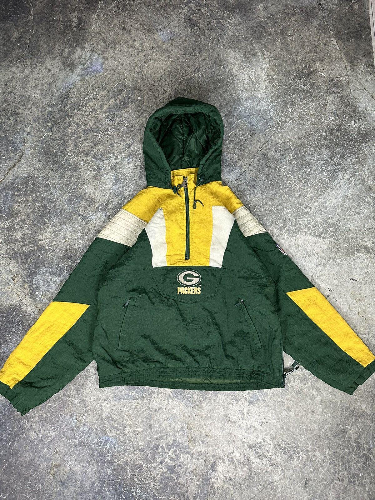Packers Starter プルオーバーナイロン ナイロンジャケット プルオーバー STARTER PACKERS e 古着の通販