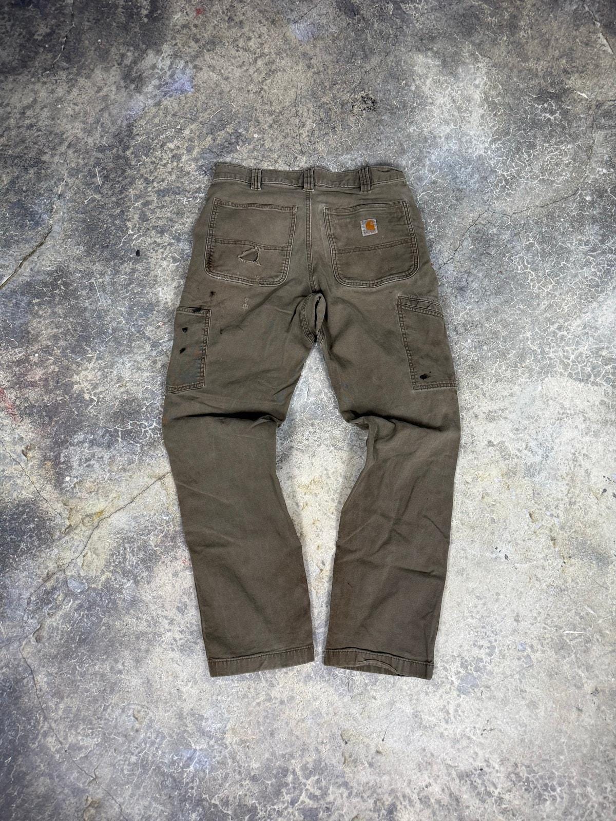Thrashed Carhartt Double Knees Pants - Etsy