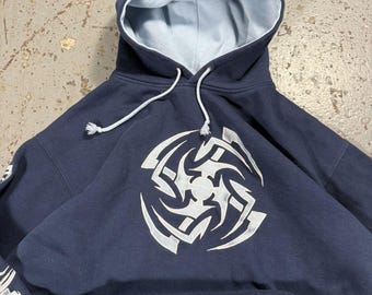 Insane Y2k Neo Tribal Sapphire Lounge Hoodie - Etsy