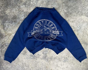 Vintage Thrashed Northern Blue Crewneck