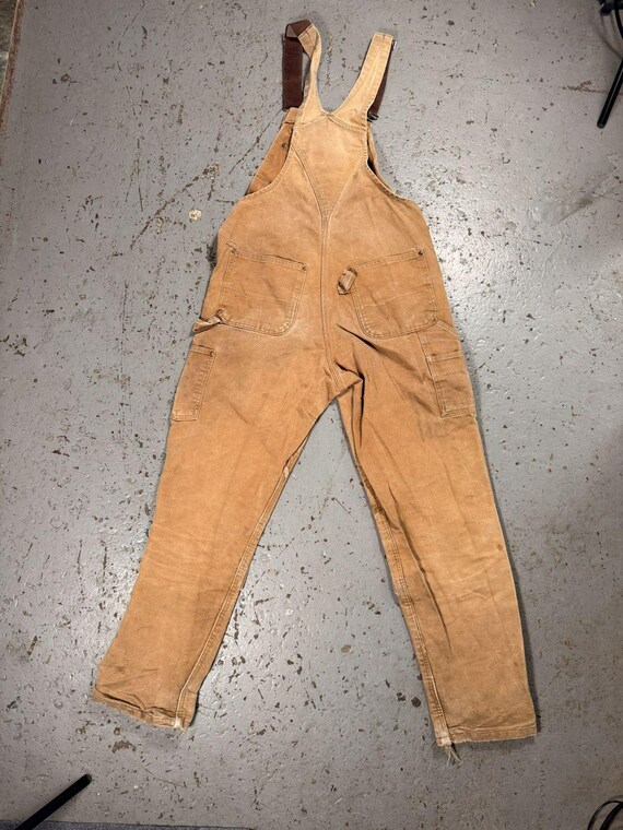 Vintage Perfectly Distressed Carhartt Beige Overalls - Etsy