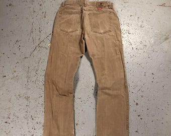 Vintage klassieke mokkabruine Wrangler-denimbroek