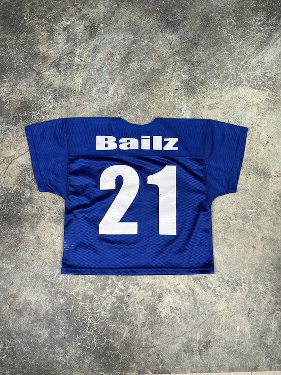 Vintage Mesh Cropped Football Jersey - Etsy