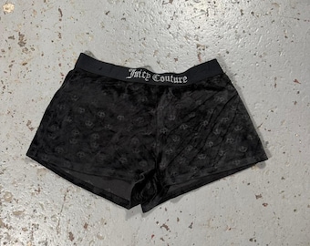 Juicy couture zwart fluwelen short