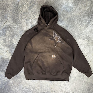 Vintage Distressed Carhartt Hoodie image 1