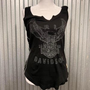 Harley davidson women tank top - Etsy 日本