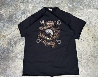 Vintage Thrashed Harley Tee