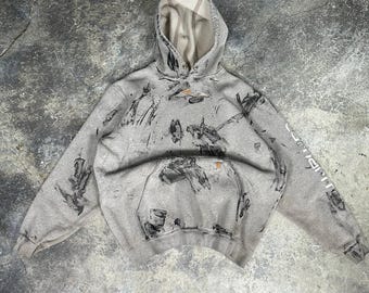 Sudadera con capucha Carhartt Painters desgastada
