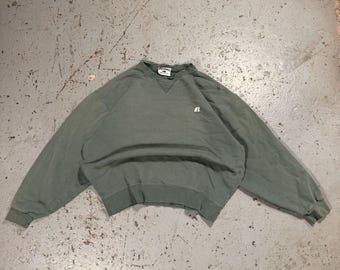 ヴィンテージ風のダメージ加工ラッセルアスレチックス フェード加工の
