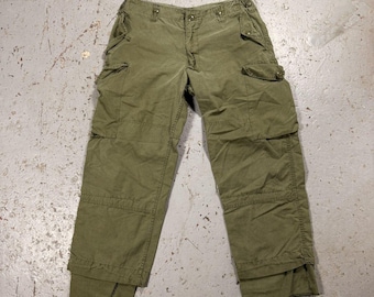 Vintage Original Canadian Army Military Cargo Pants