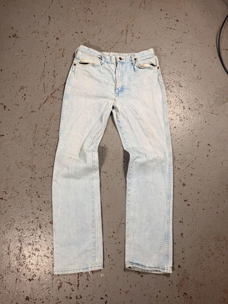 Vintage Wrangler Light wash Denim Jeans image 5