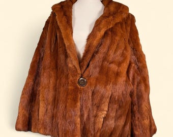 本物のヴィンテージレディース I. J. FOX FIFTH AVENUE ファーコート