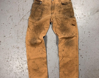 Vintage Perfectly Distressed Road Rash Carpenters Pants