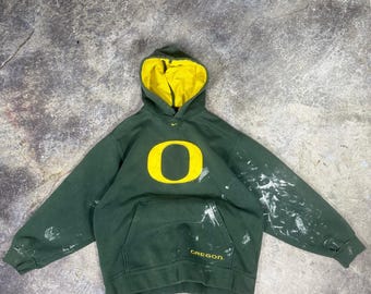 Sudadera con capucha vintage desgastada de Oregon