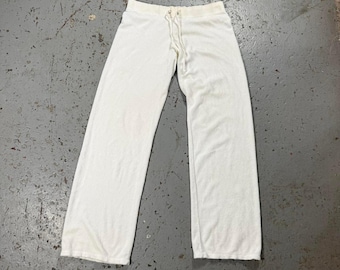 Pantalones deportivos blancos de terciopelo Juicy Couture