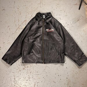 Vintage Budweiser Thunder Fest Leather Jacket - Etsy