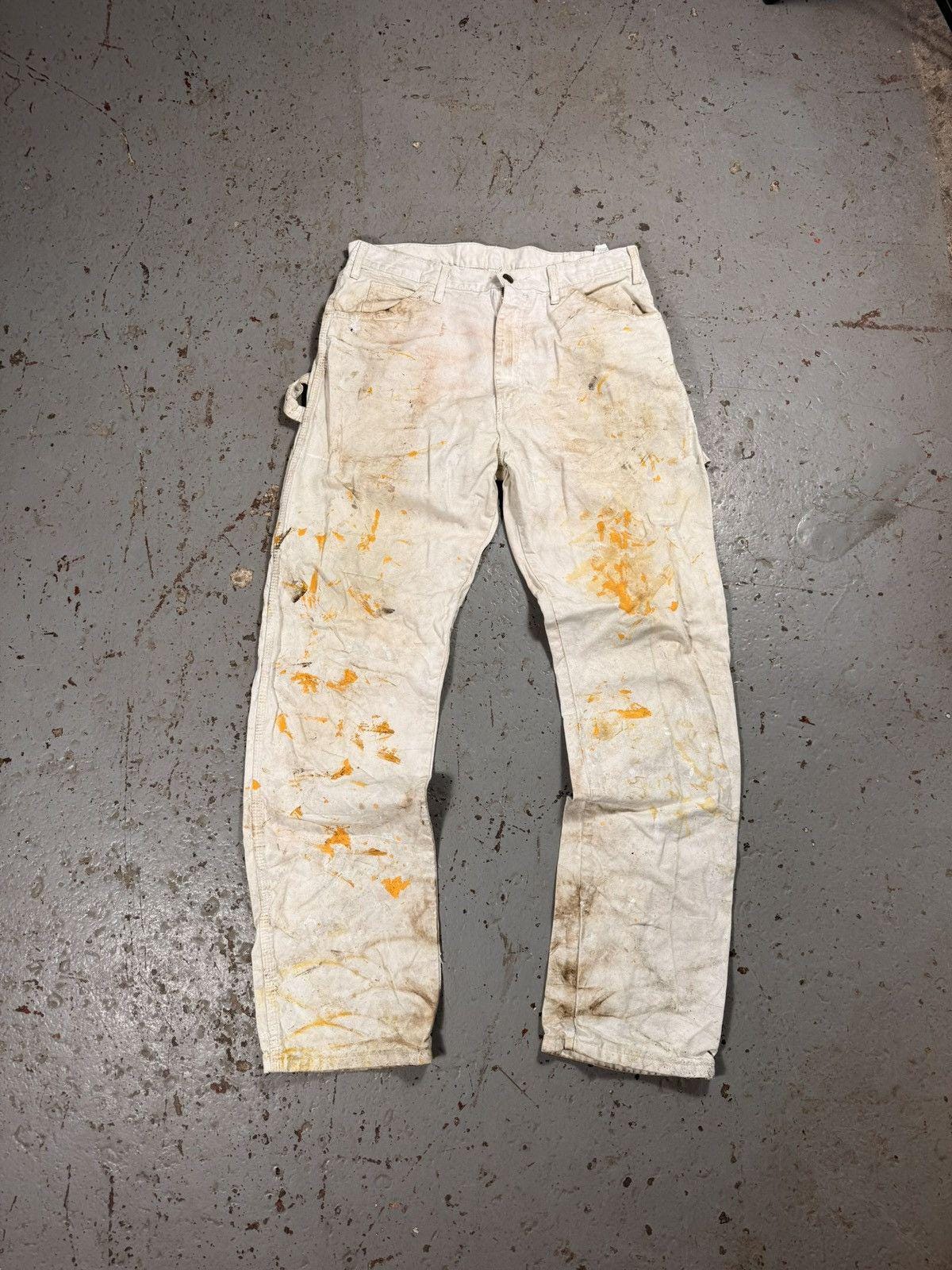 Carhartt Paint Splatter Pants - Etsy