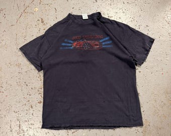 Vintage Thrashed Tough Car Racing Tee