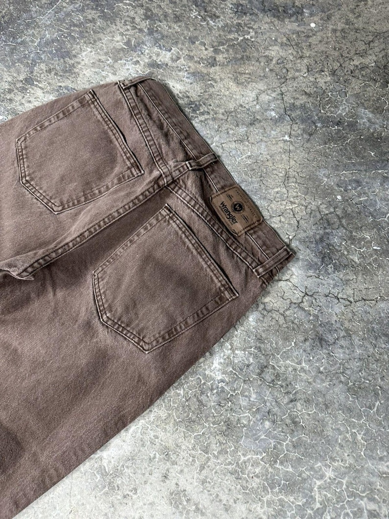 Vintage Mocha Brown Wrangler Jeans image 5