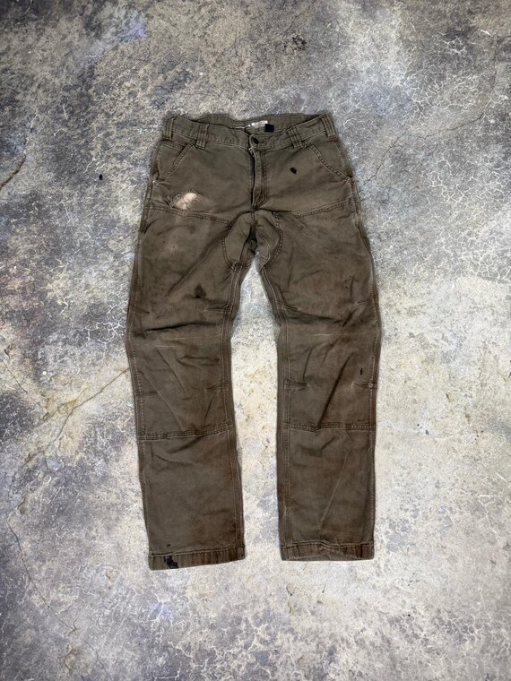 Thrashed Carhartt Double Knees Pants - Etsy
