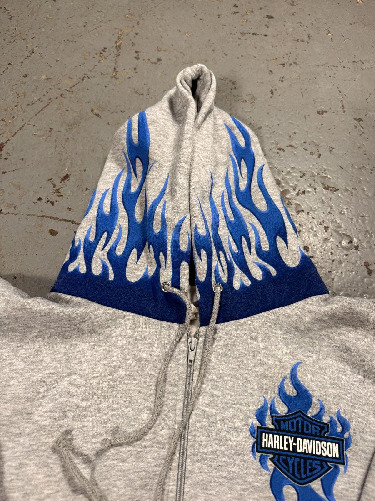 Harley-Davidson ブルーフレイム HARLEY-DAVIDSON ハーレーロンT ブルーフレイム